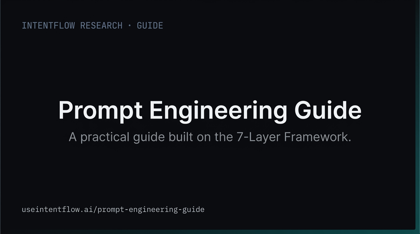 Prompt Engineering Guide for Better AI Outputs | IntentFlow